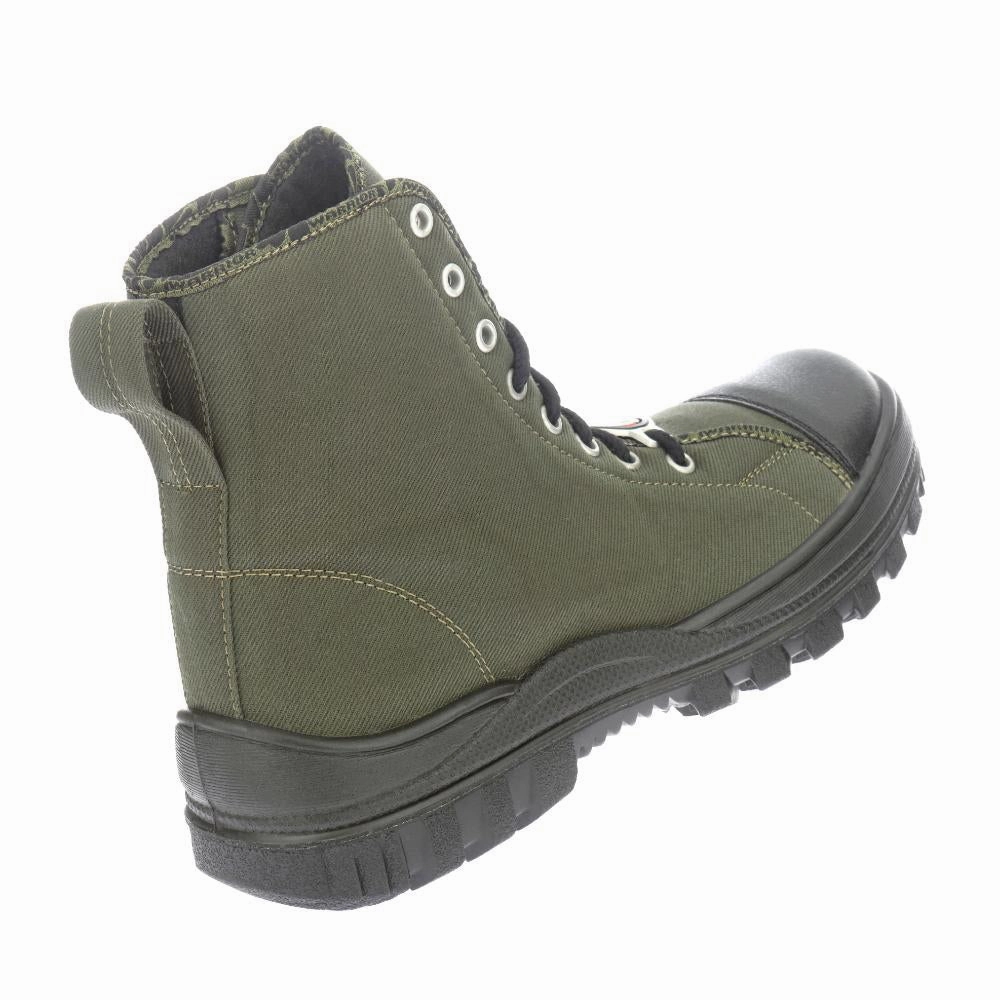 Youth Hiking Boots Warrior Olive Green Defence Anti Spike Jungle Boot For Men 3019-05 By Liberty