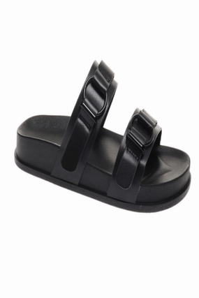 Rainbow Sandals Coupon Leather Double Strapped Sandals