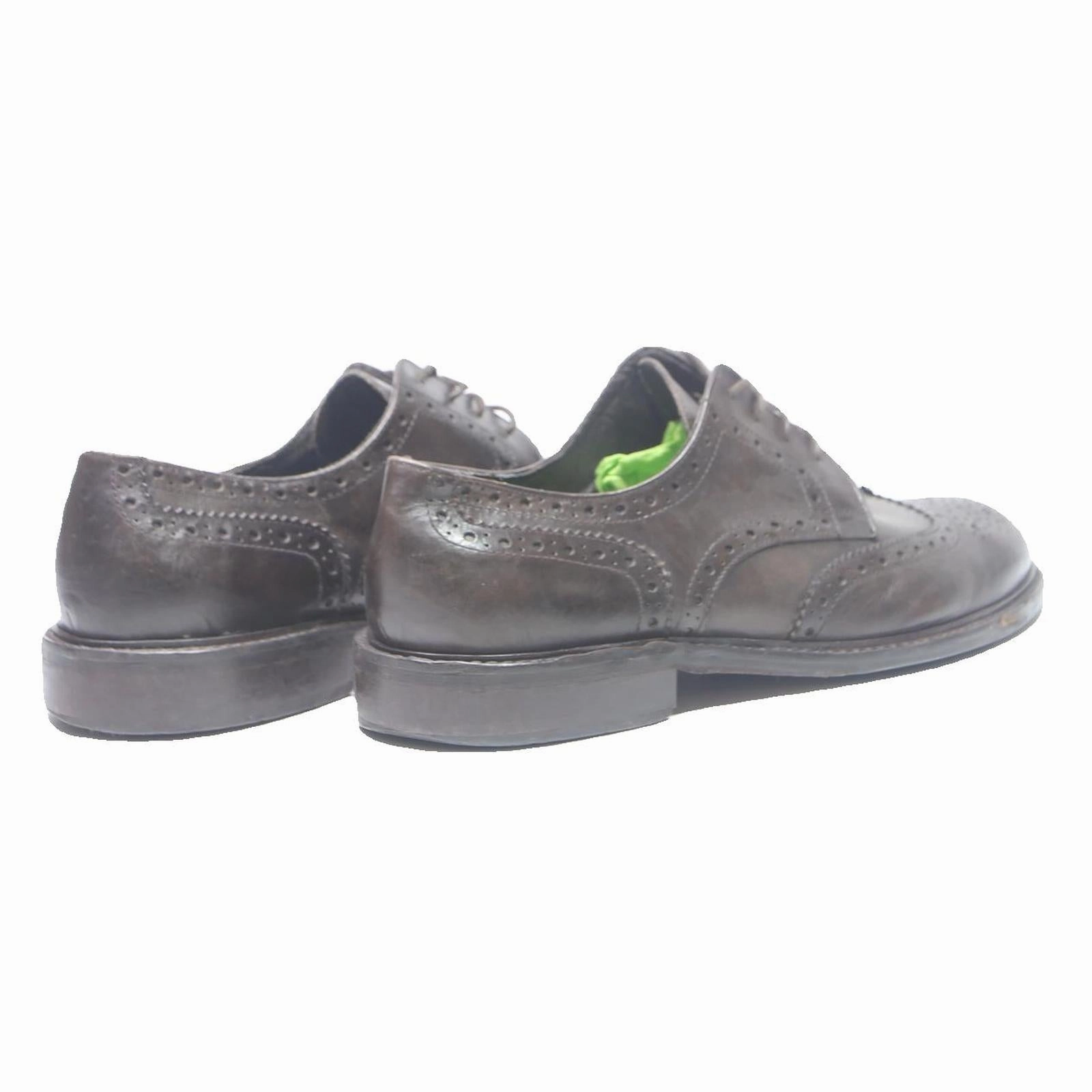 Leather Mens Brogue Shoes Black UK 11 Classic Formal Smart Dress Lace-Up Cool Brogues