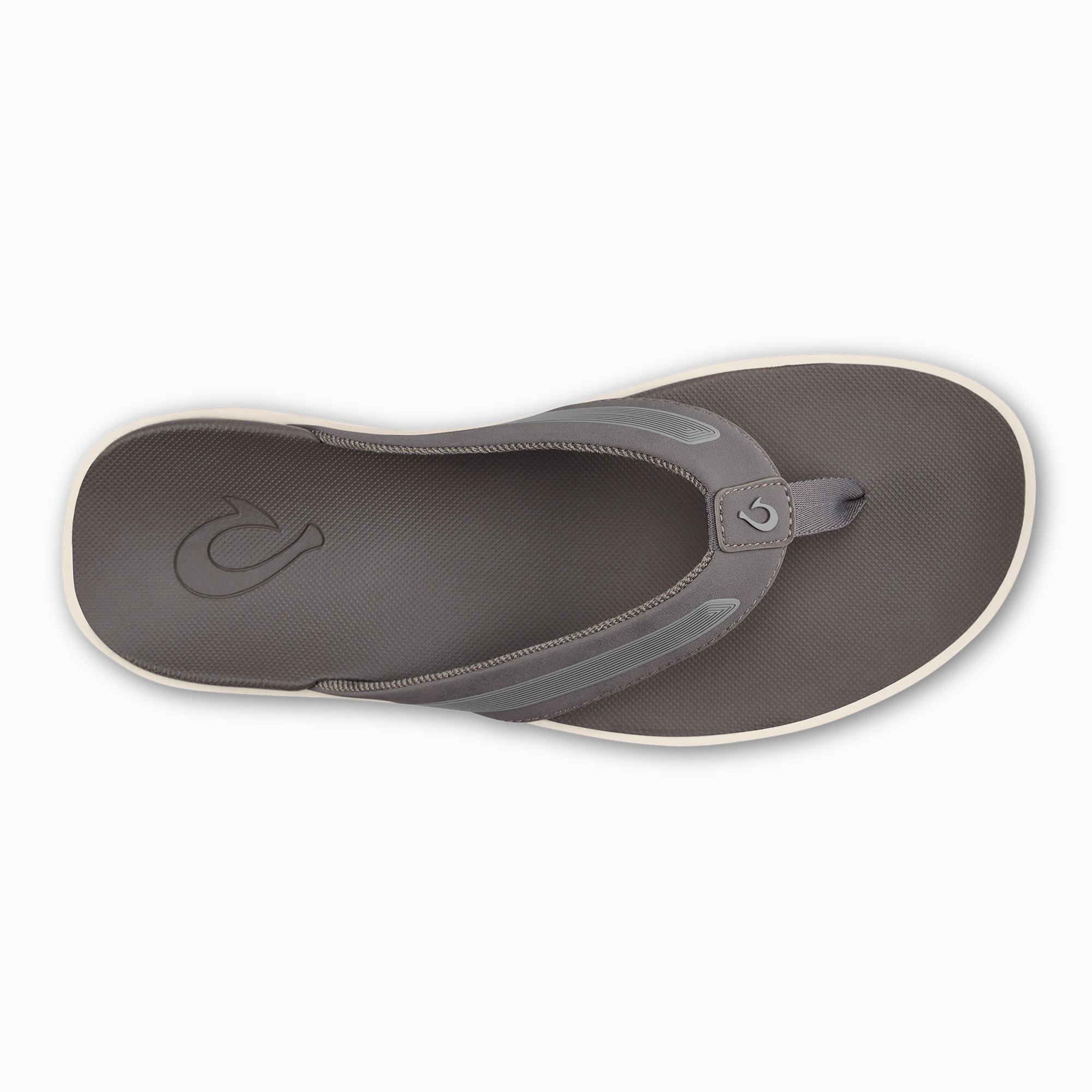 Leeward - Graphite Flip Flops With High Arch Support