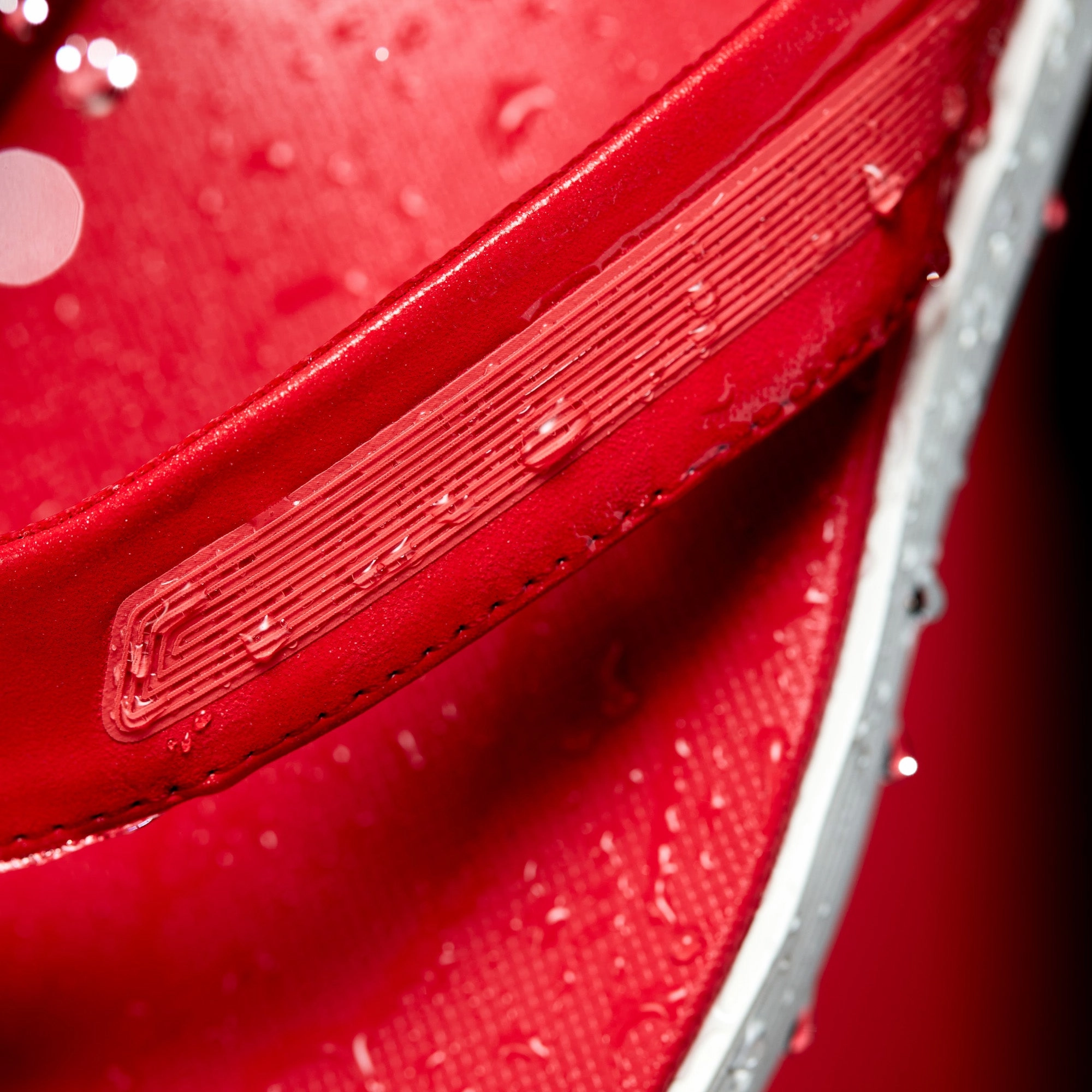 Leeward - Red Lava High Platform Flip Flops