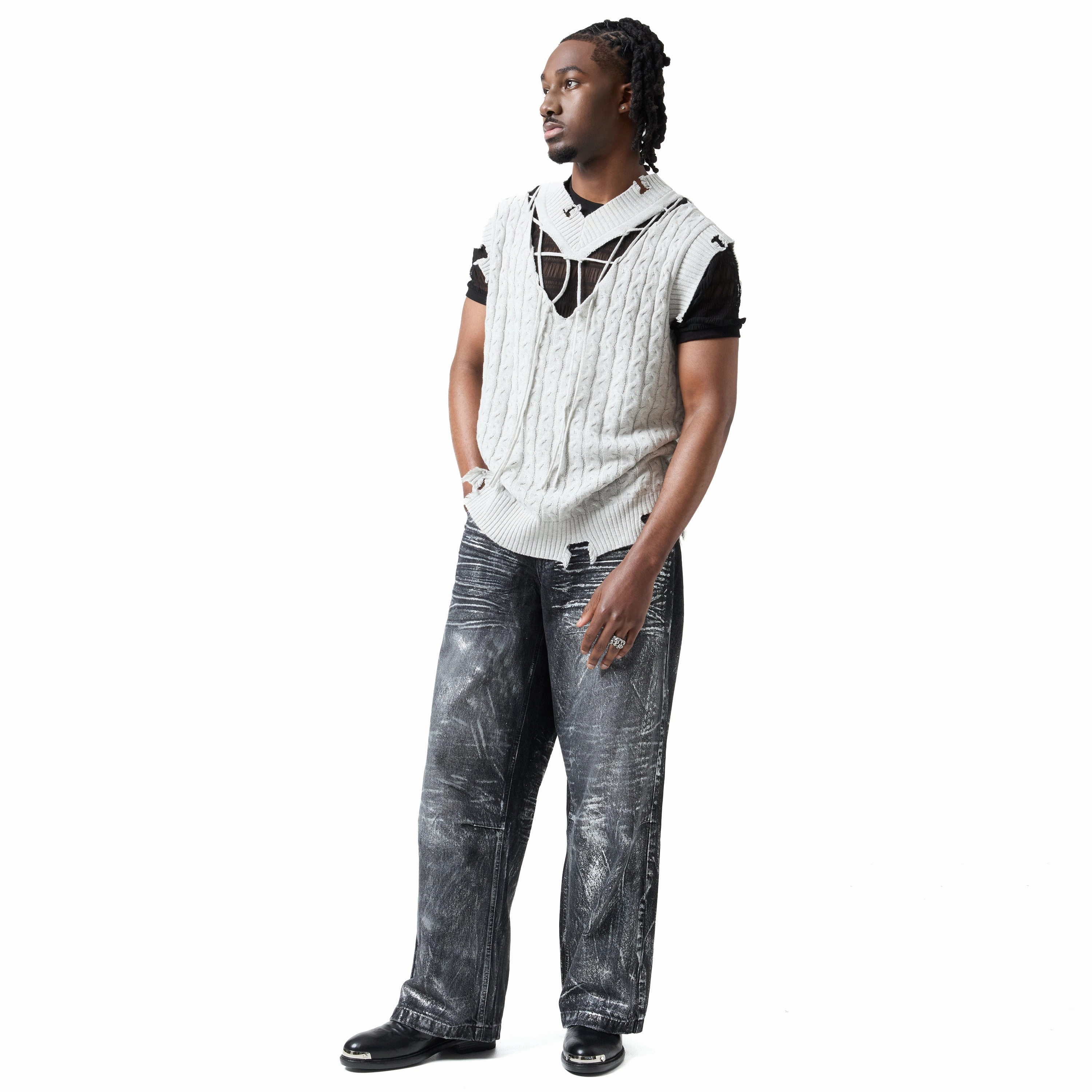 2976 Hi Chelsea Boots Legionary Men's Field Boots - Withered Black