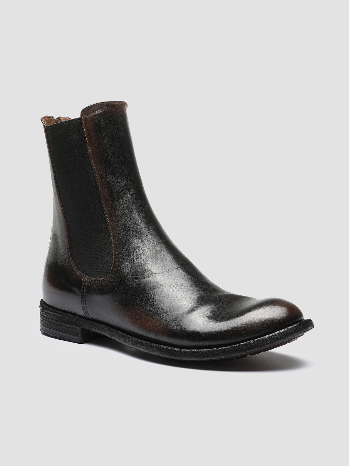 Best Price Chelsea Boots LEXIKON 073 - Dark Brown Leather Chelsea Boots