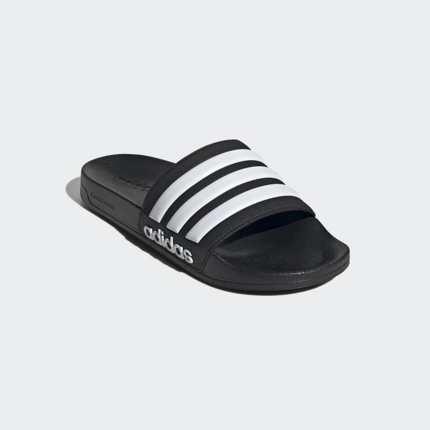 Aphid Slippers Adidas Unisex Adilette Black/White Shower Slides