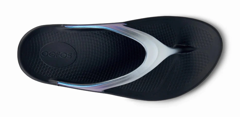 OOFOS 1401 OOLALA LUXE - FROST Flip Flops With Hook Logo