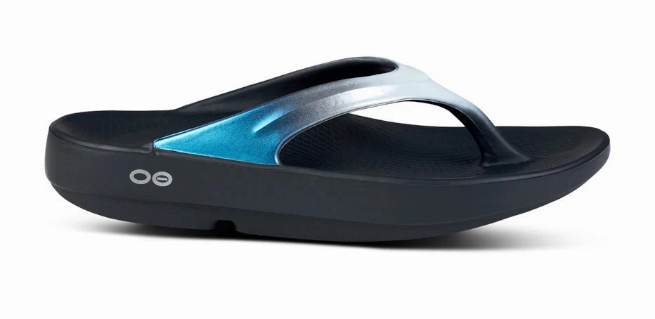 OOFOS 1401 OOLALA LUXE - FROST Imprint Flip Flops