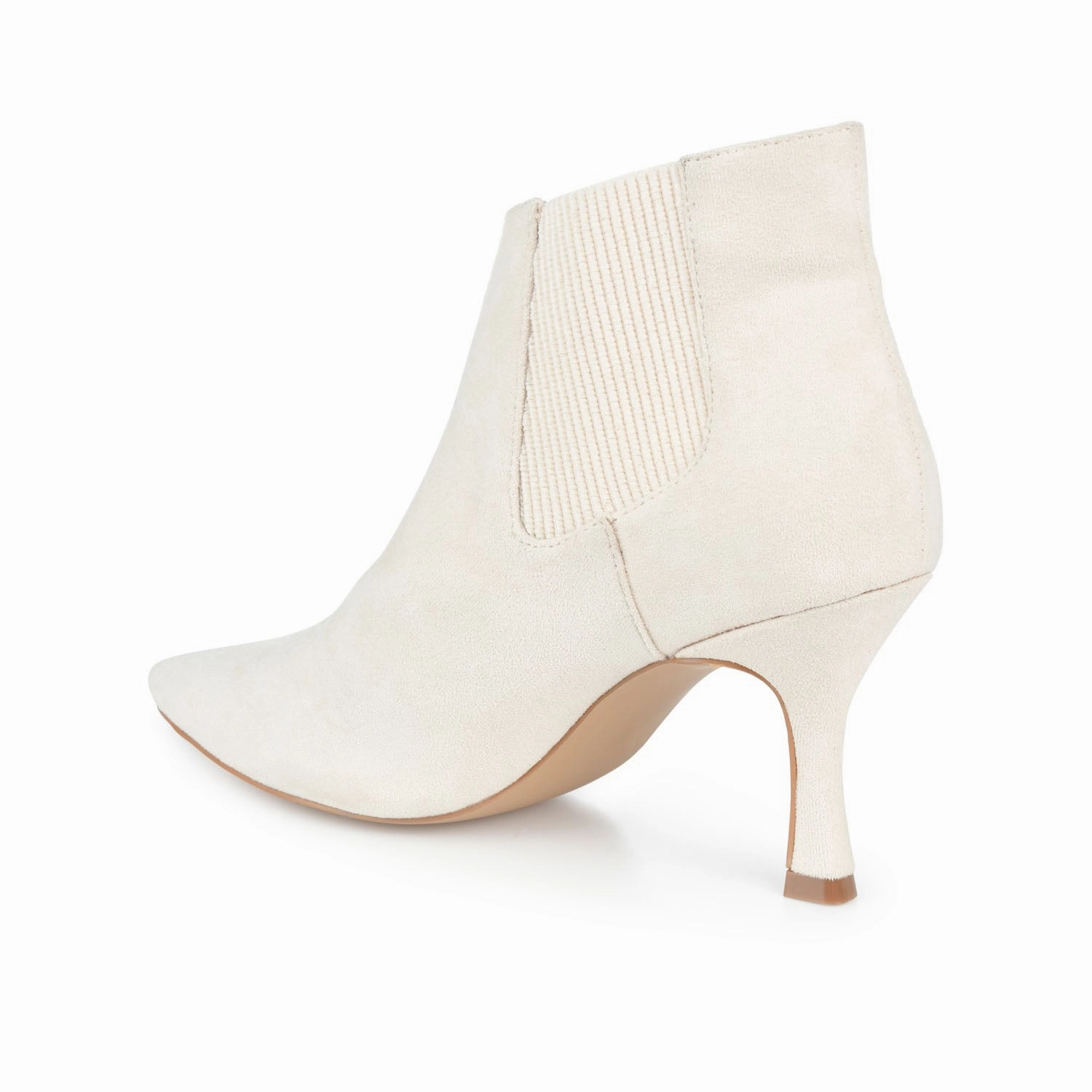 Best Chelsea Boots For Wide Calves ELITTA CHELSEA BOOTIES IN FAUX SUEDE