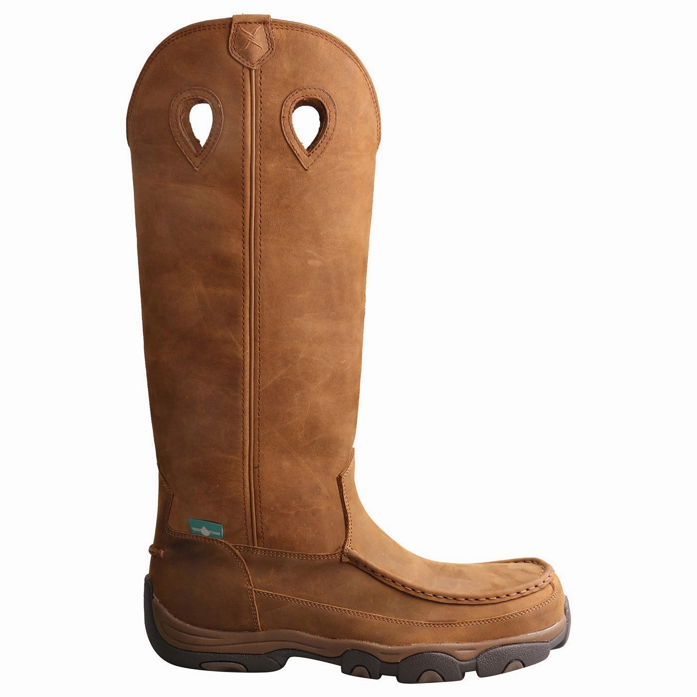 Twisted X Men's 17" Viperguard Brown Snake Boots MHKWBS1 Knee High Boots With Stretch Panel