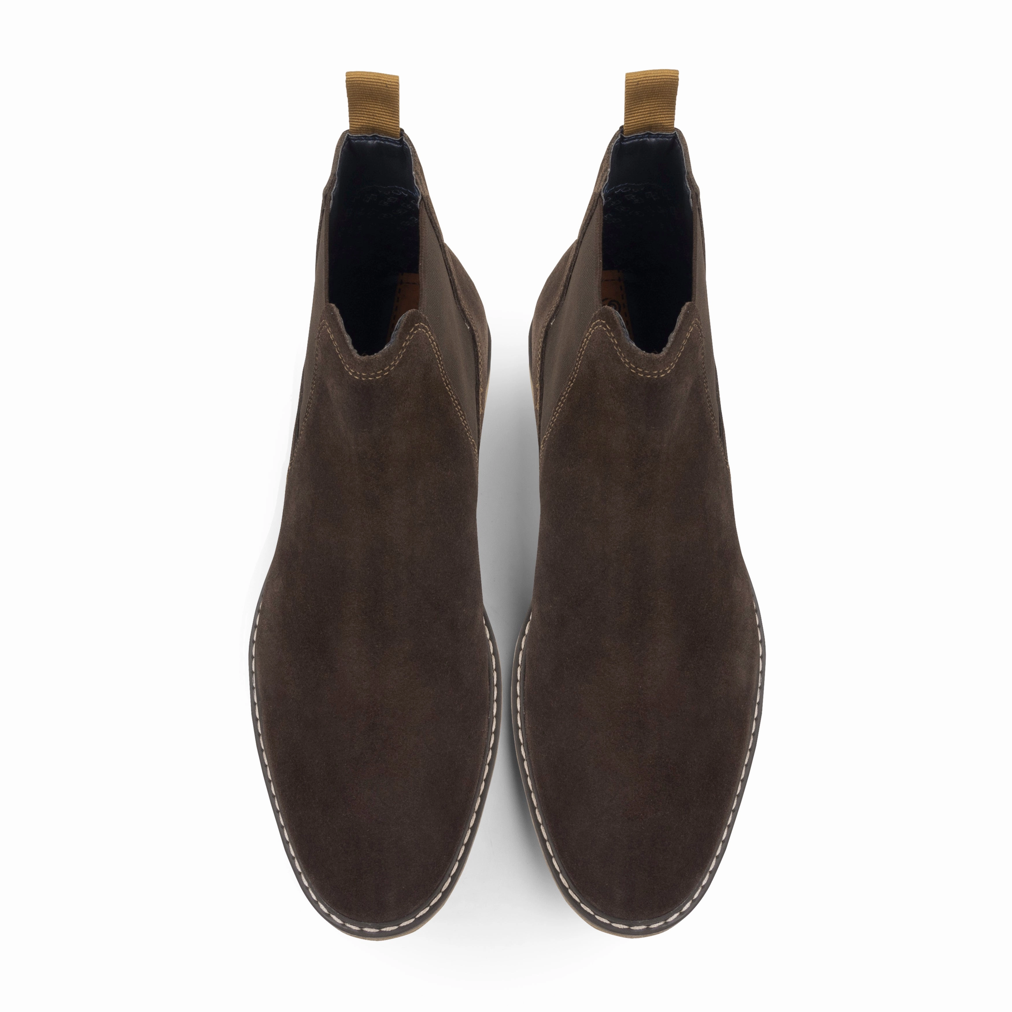 Pimlico Suede Leather Chelsea Boots - Brown Balmain Chelsea Boots