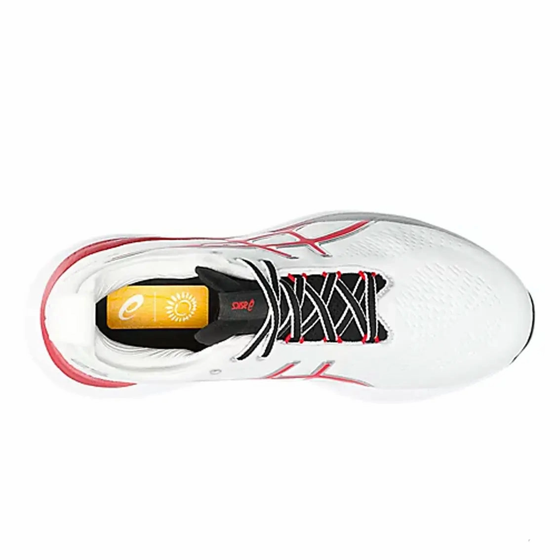 Best Asics Shoes For High Arches Mens ASICS GEL-Nimbus 25 Anniversary - White / Classic Red