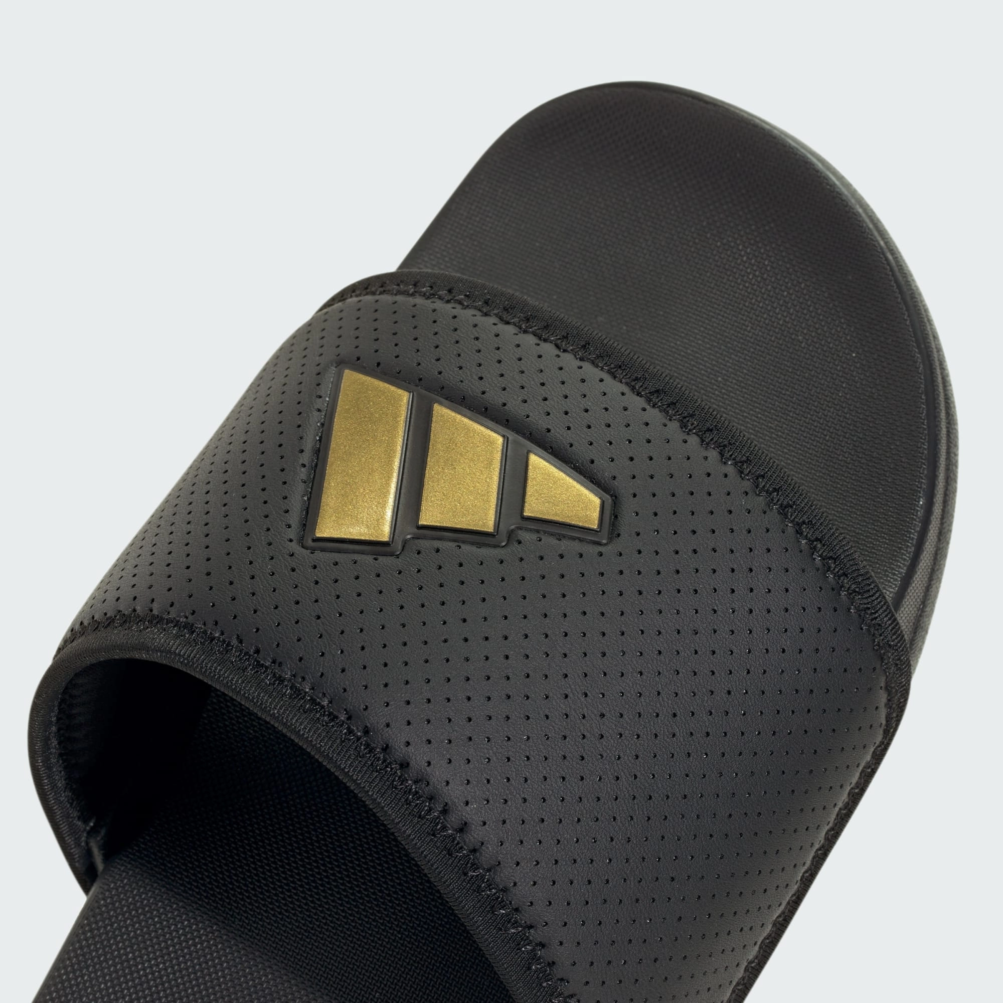 Adidas Unisex Adilette Comfort Black/Gold Slides Tn Slippers