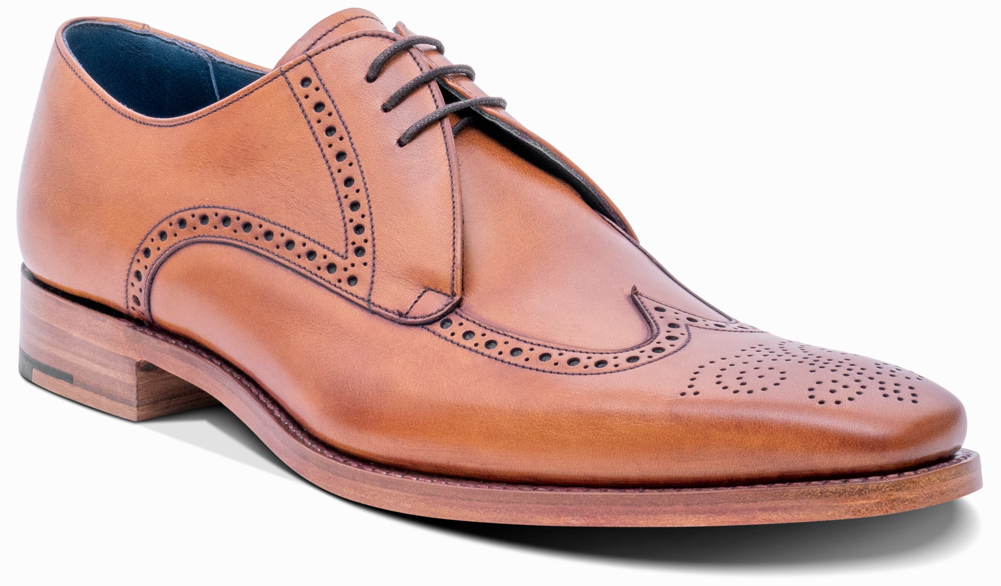 Spike - Antique Rosewood Ghillie Lace Up Shoes