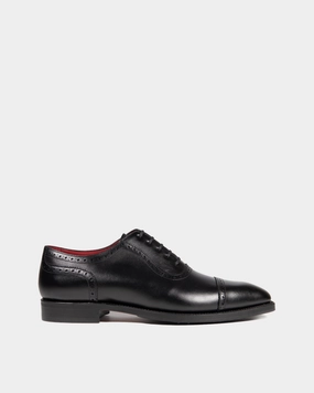 Zerogrand Decon Plain Oxfords Black Brogue Oxford with Rubber Half Soles