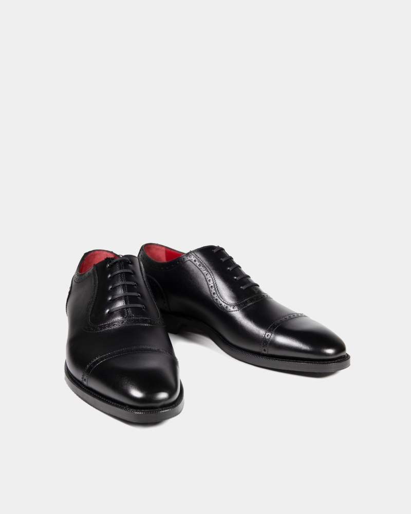 Black Brogue Oxford with Rubber Half Soles Classic Oxfords