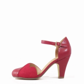 Lover Heart-Shaped Heels High Heeled Mary Jane Shoes