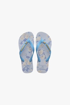 LoveShackFancy x havaianas Girls Whisper Blue Flip Flops Best Supporting Flip Flops