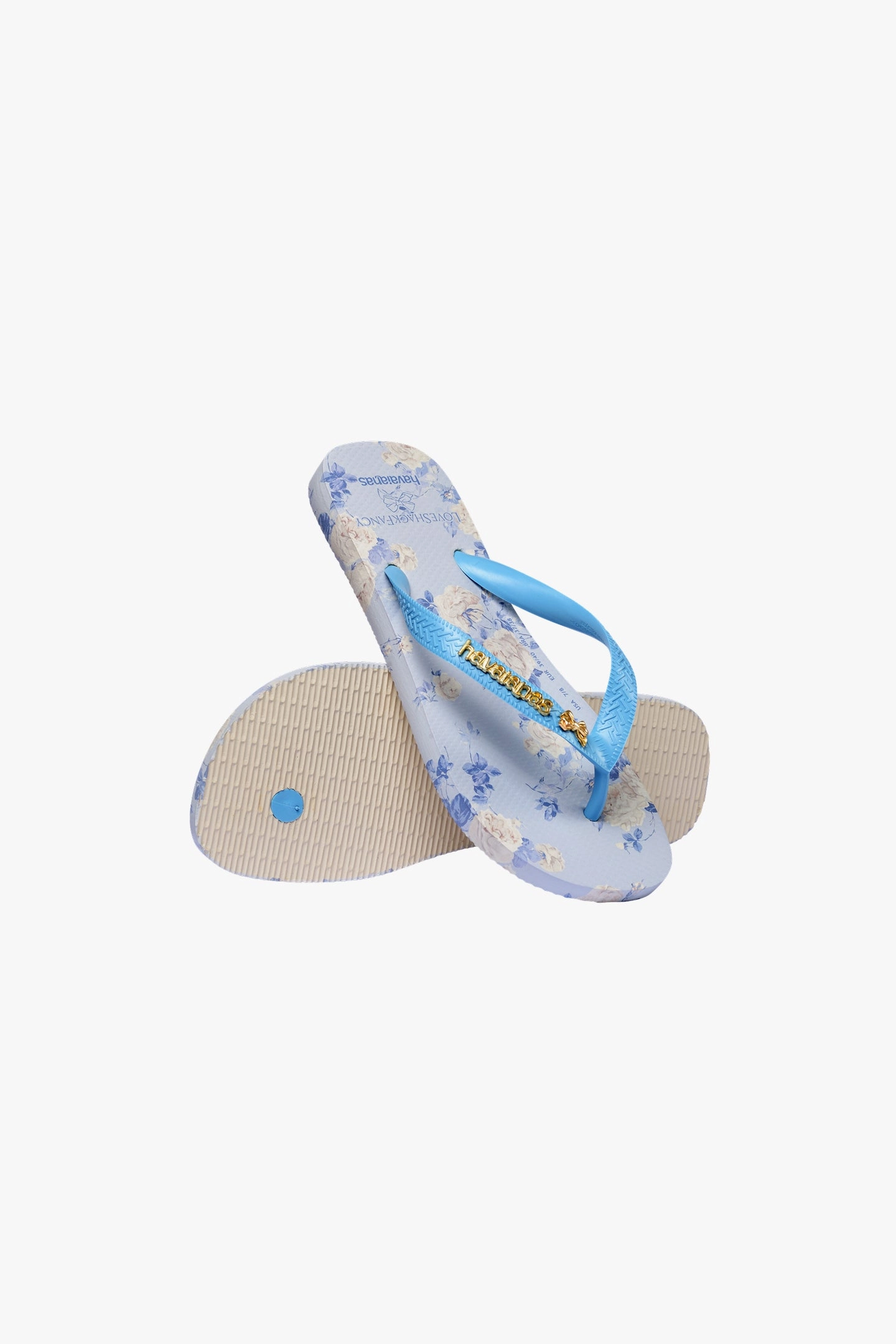 Flip Flops Review LoveShackFancy x havaianas Girls Whisper Blue Flip Flops