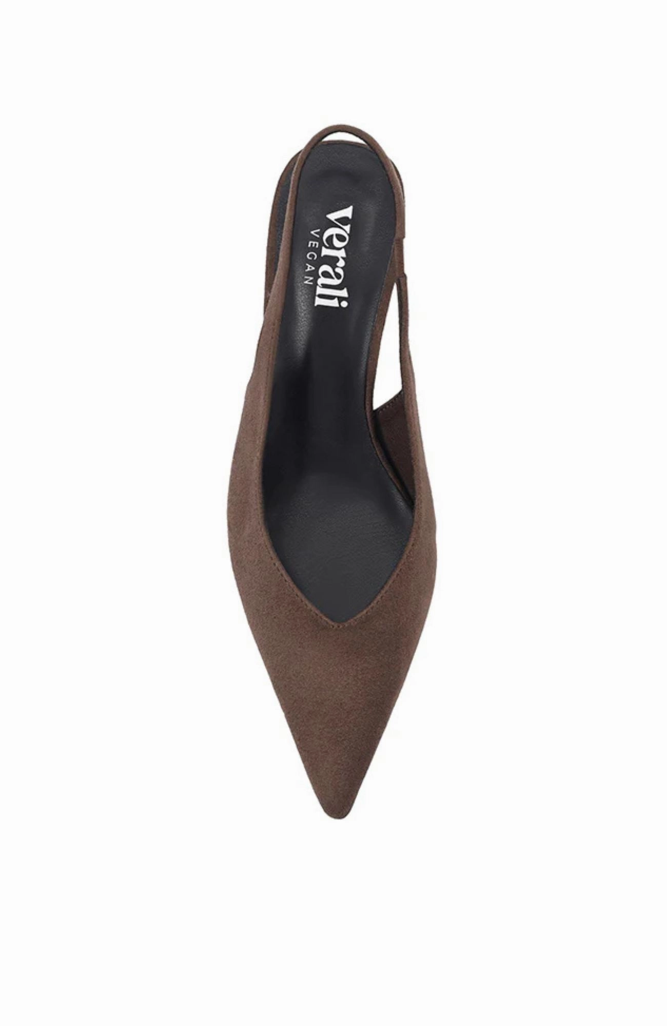 Apt 9 Heels Lush Slingback Kitten Heels Chocolate Brown Micro