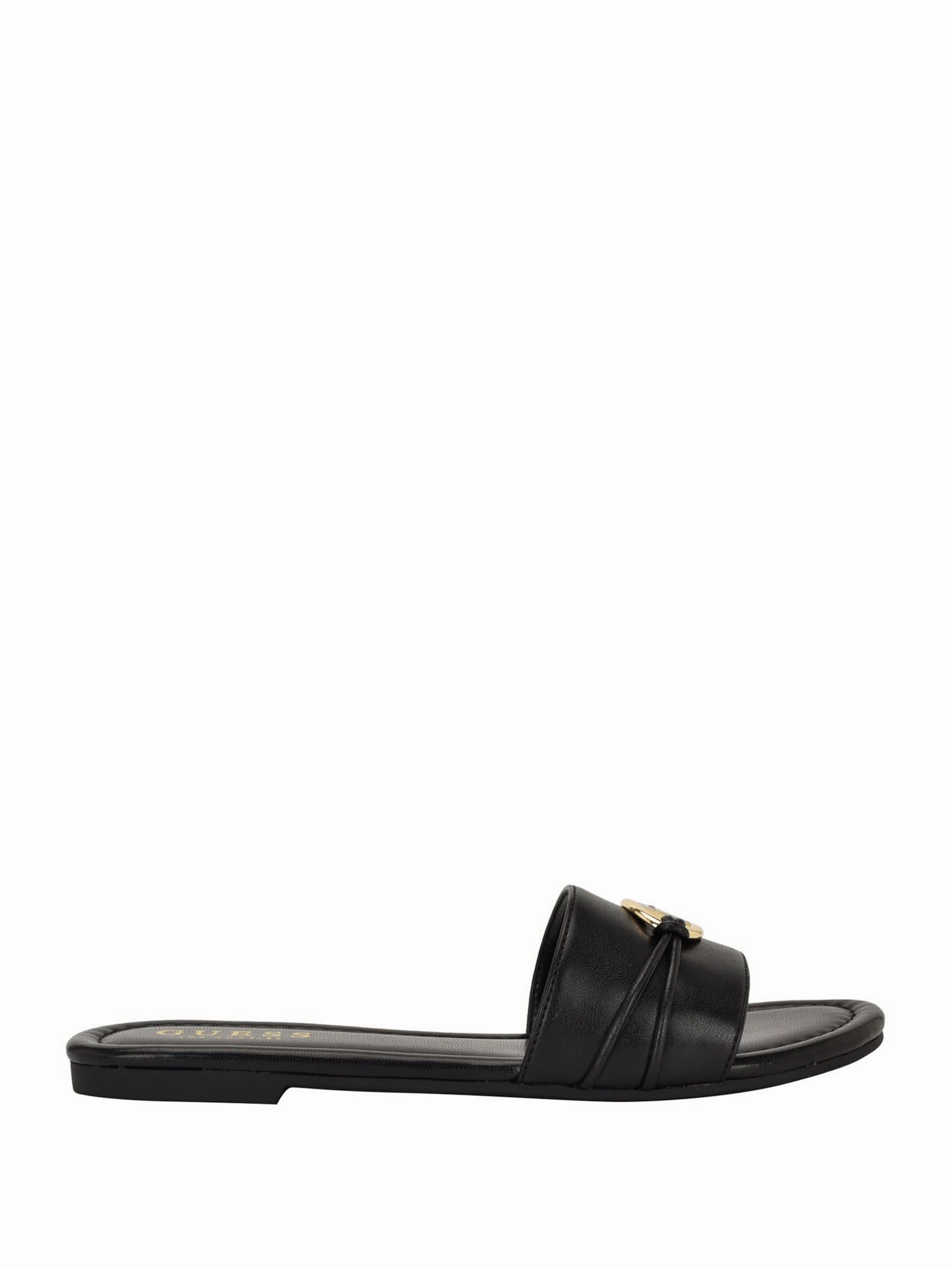 Hottest Slides Lynzy Faux-Leather Beach Slides