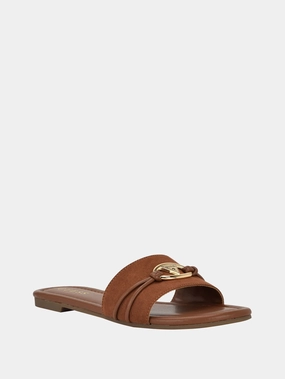 Lynzy Logo Beach Slides Guest Slippers