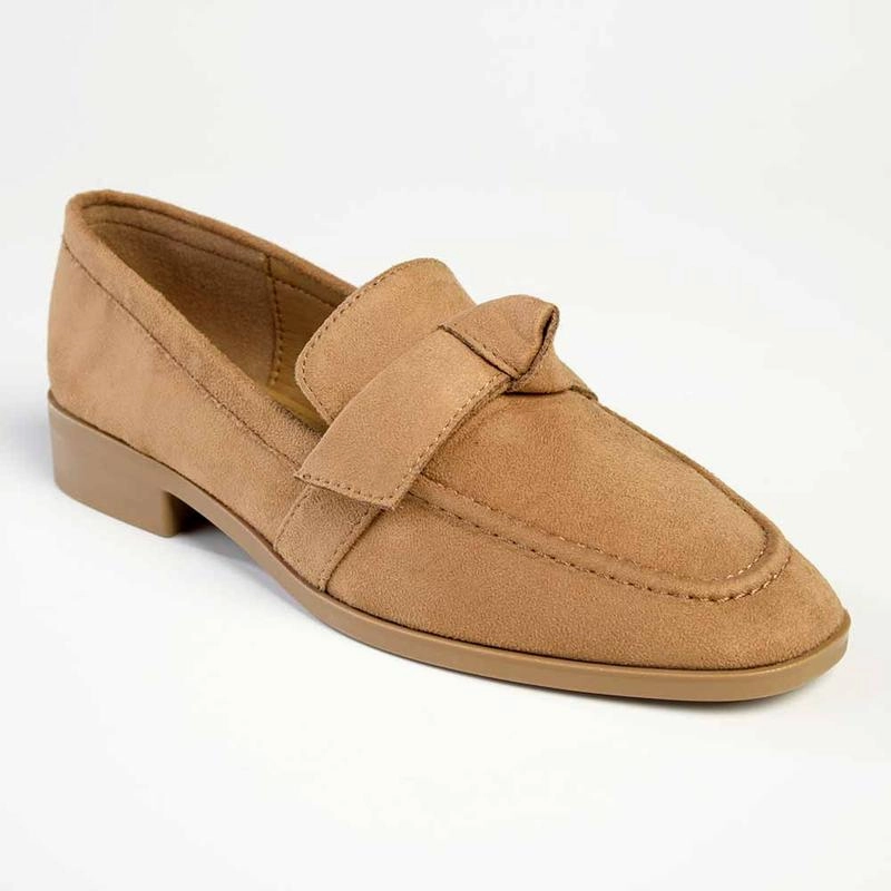 Madison Priya - Knotted Loafer - Taupe Celtic Brogue