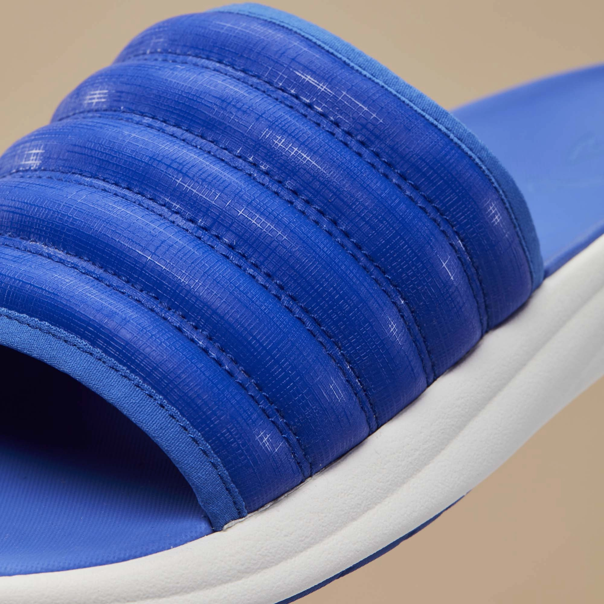 Crocheted Slippers Free Pattern Komo Slide - Sunset Blue