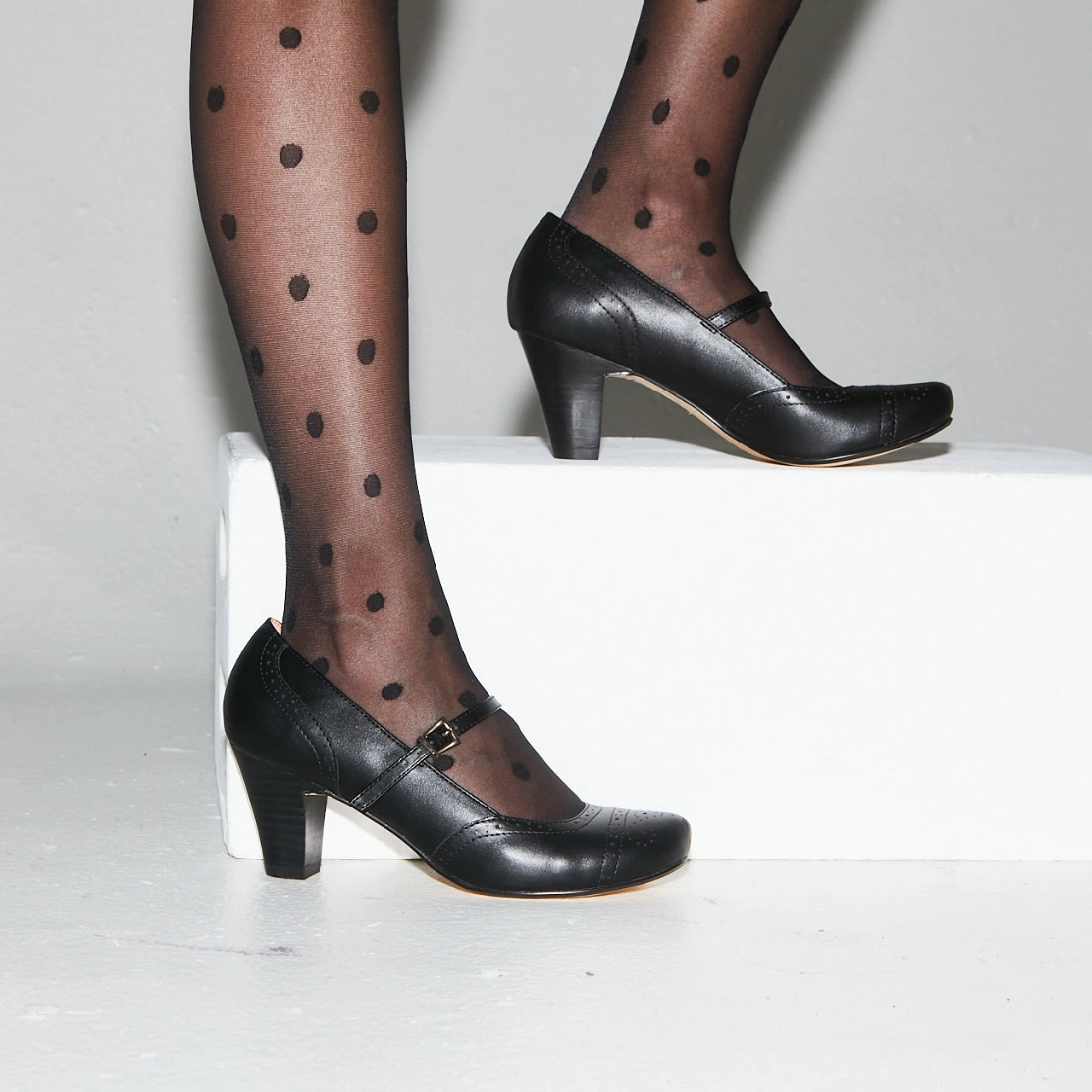 Melody Retro Heels High Heels Ankle Boots