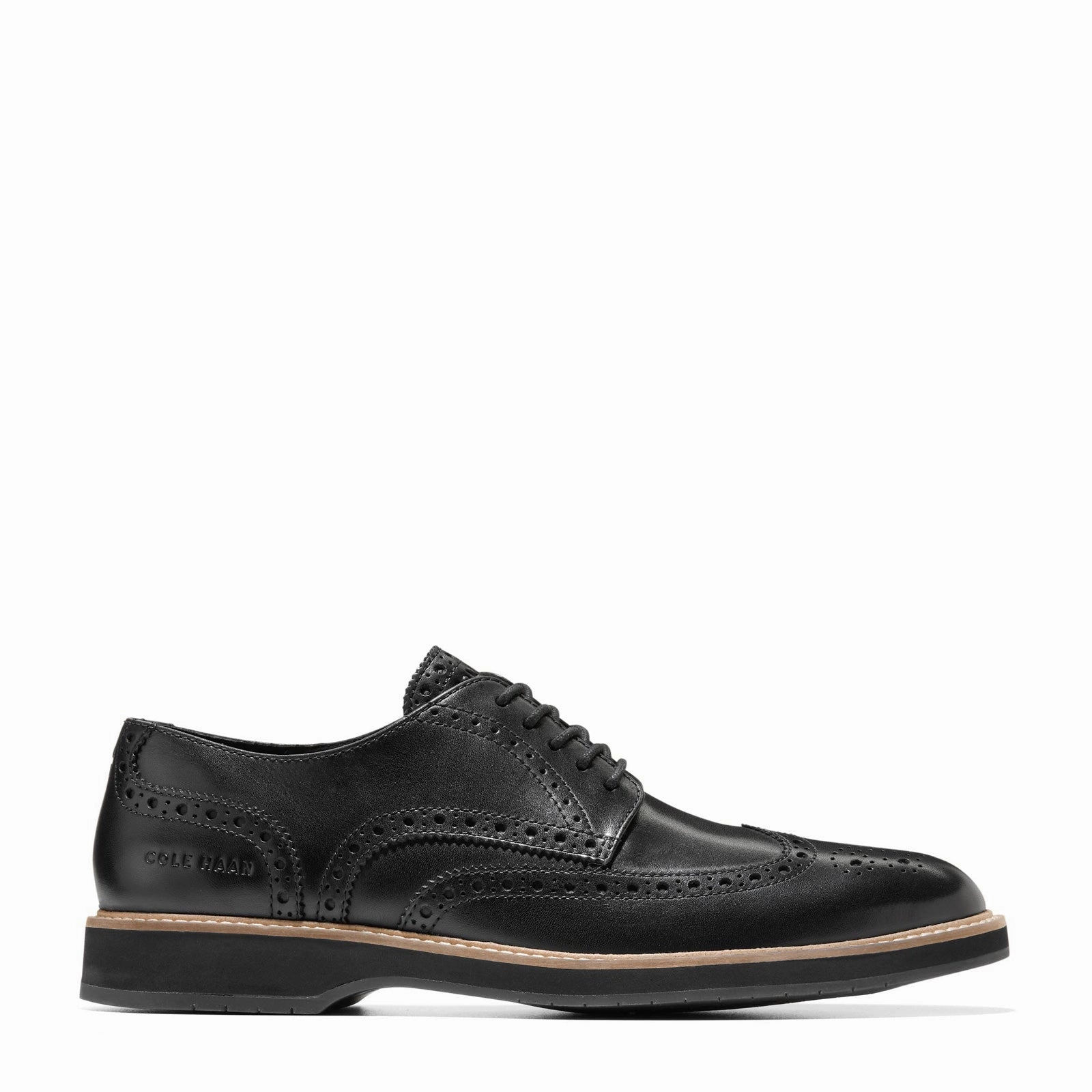 Men's Cole Haan, Morse Grand Wingtip Oxford Pinpoint Oxford Cloth