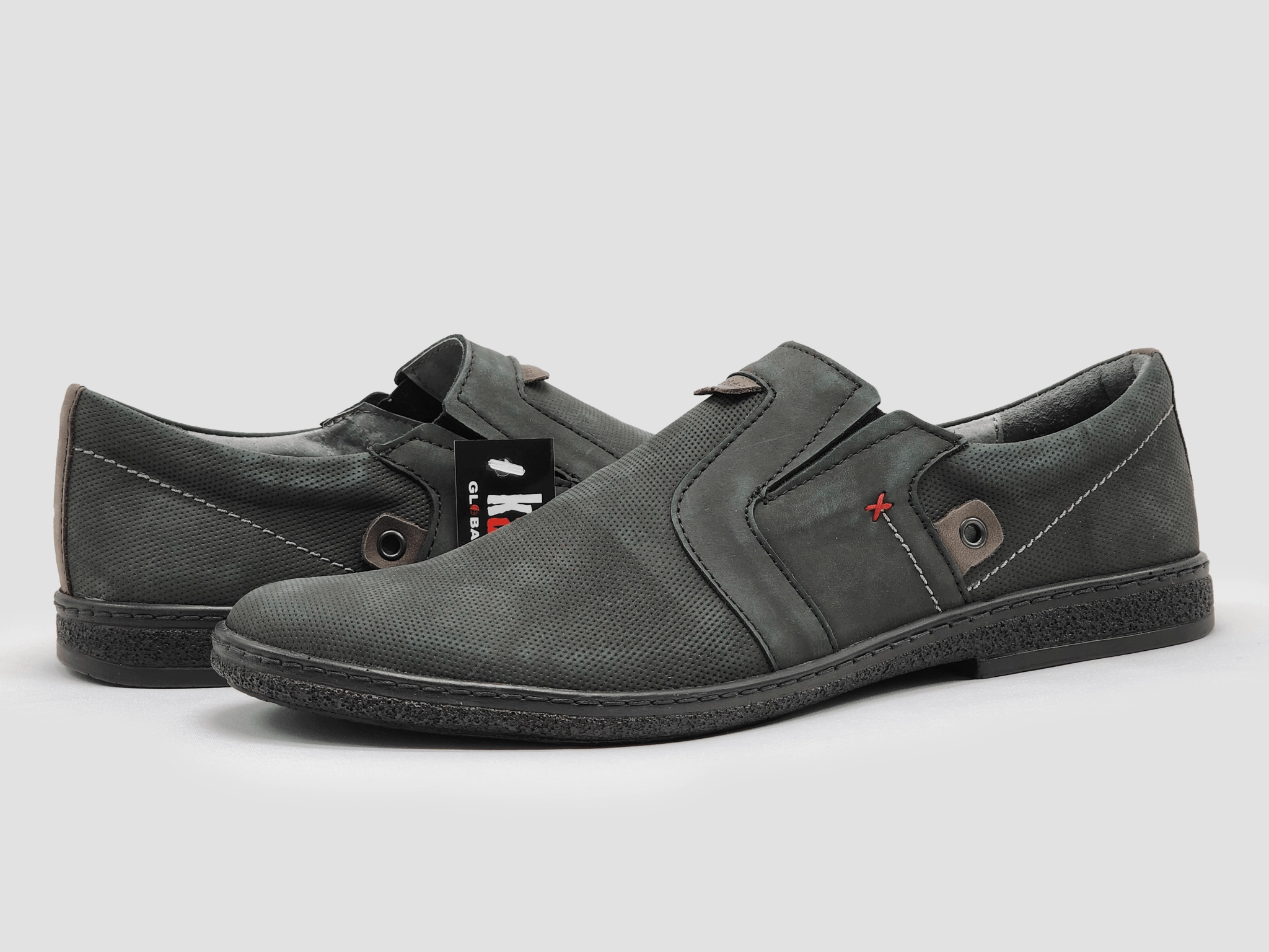 Fitting Loafers Men's Essential Leather Loafers - Graphite