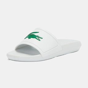 The Gathering Slippers Men's Lacoste Croco Slides White