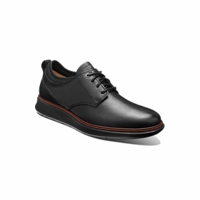 Men's Rafael Hybrid Lace-Up-Black Leather on Black Sole| Samuel Hubbard Morris Oxford
