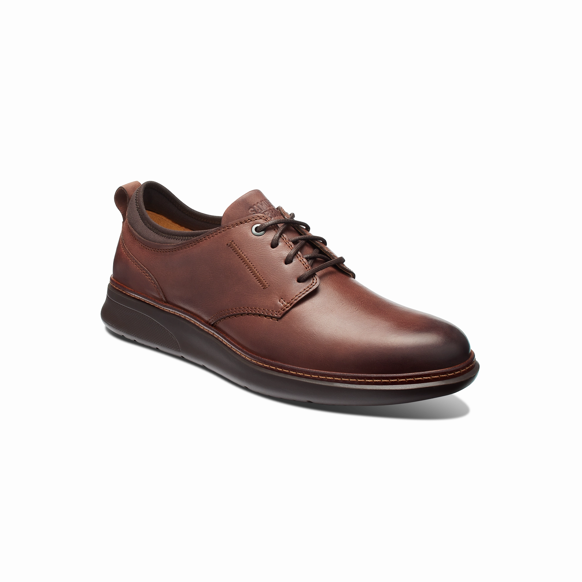 Shuler Bicycle Oxfords Men's Rafael Hybrid Lace-Up-Chestnut Leather| Samuel Hubbard