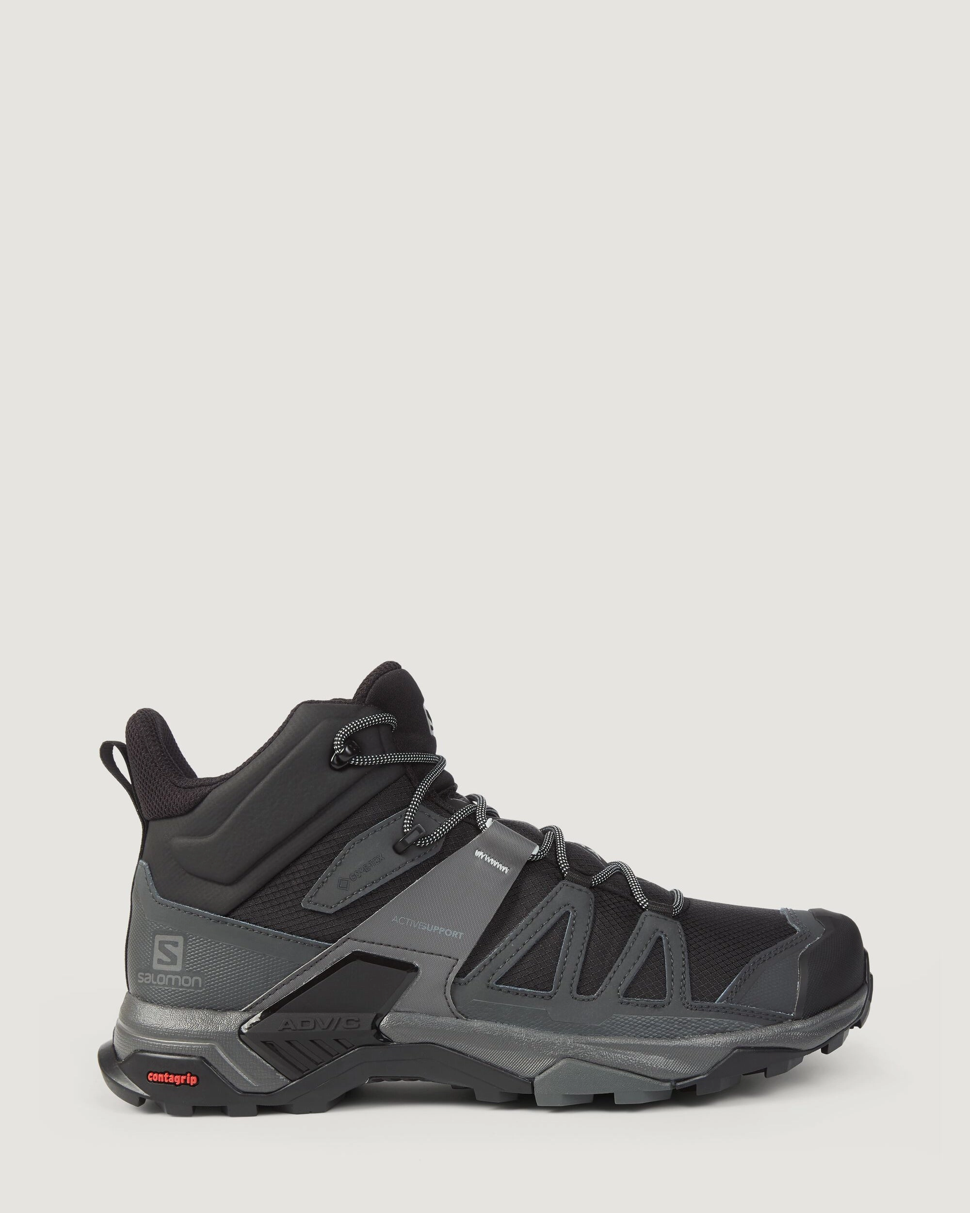 Original Hiking Boots Men's Salomon X Ultra 4 GORE-TEX Mid Hiking Boots - Black/Magnet/Pearl Blue