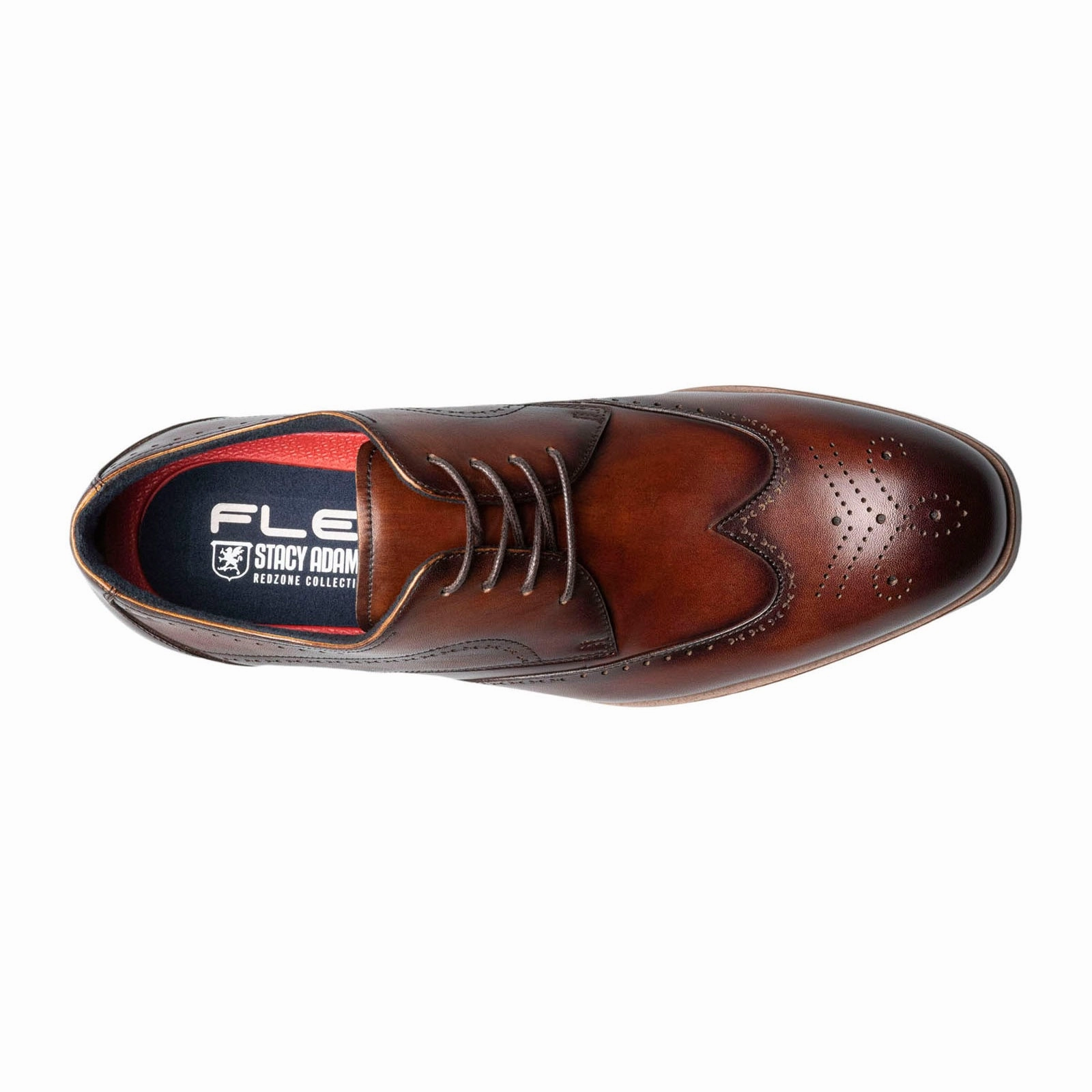 2 Zerogrand Stitchlite Oxford Men's Stacy Adams, Brayden Wingtip Oxford