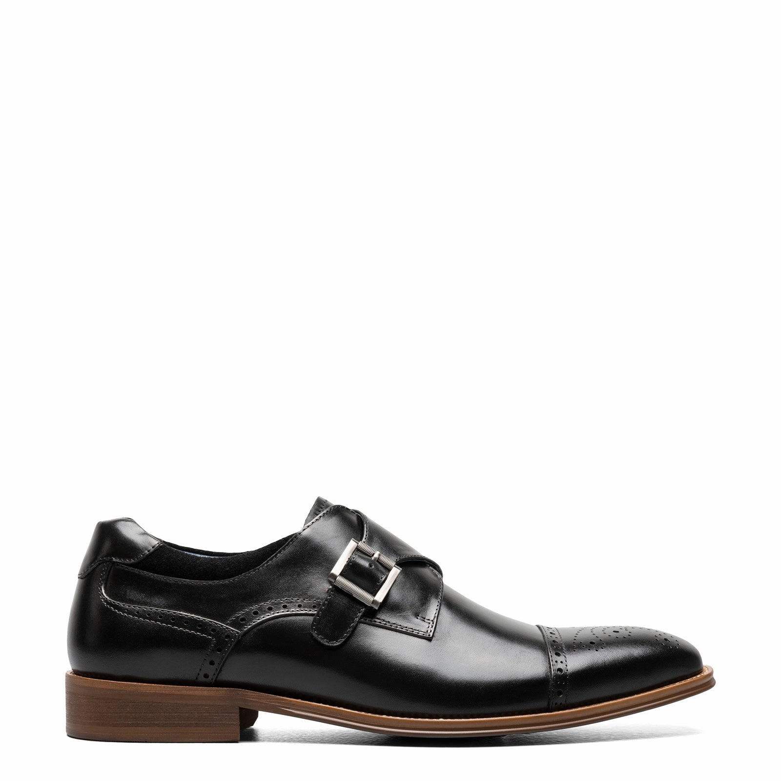 Pointed Oxfords Men's Stacy Adams, Mathis Cap Toe Monk Strap
