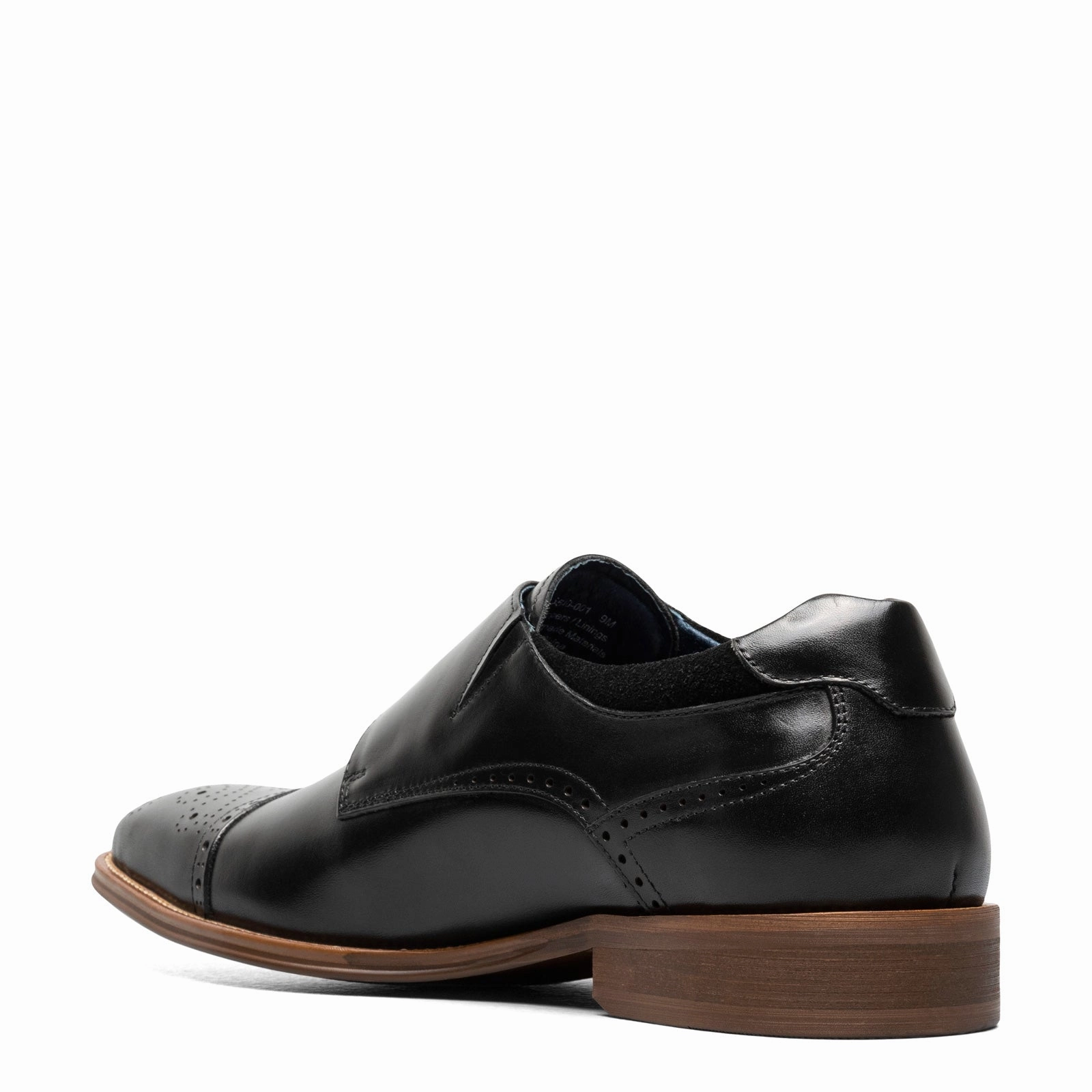Men's Stacy Adams, Mathis Cap Toe Monk Strap Wingtip Vs Oxford