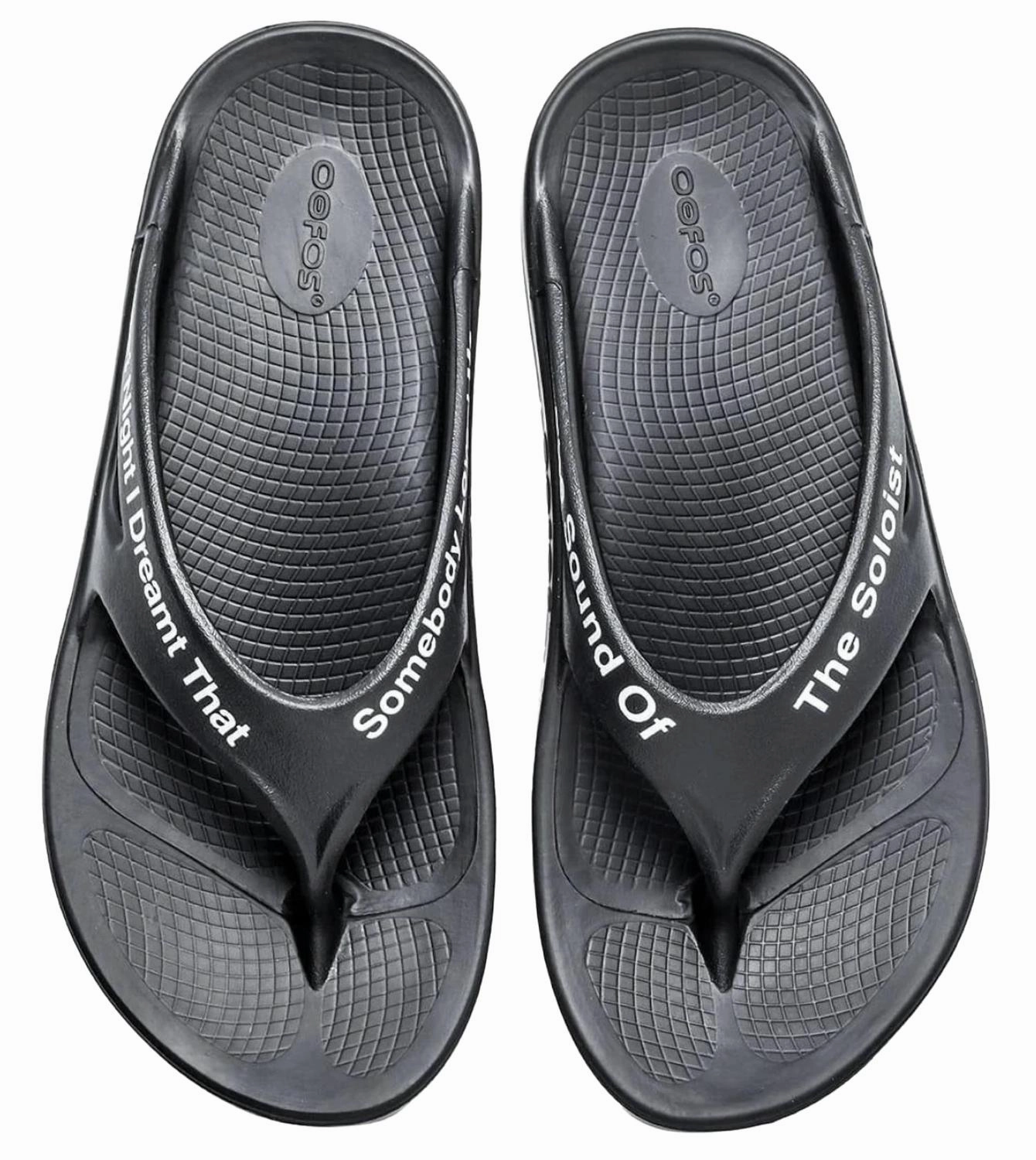 Men Slider Flip Flop In Black Sas Sandals On Sale