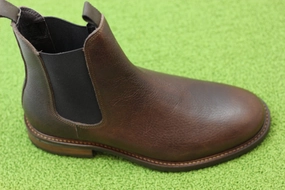 Chelsea Boots Uomo Migliori Mens York Chelsea Boot - Brown Leather Side Angle View
