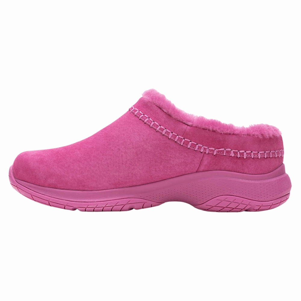 Merrell Encore Ice 5 Fuchsia Wash Pig Suede Clog (Women's) Boston Eva Clogs