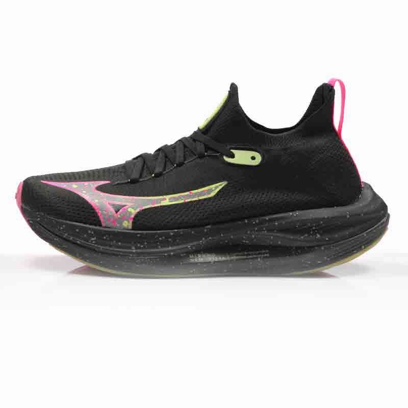 Mizuno Men's Neo Vista Running Shoe - Black/Silver/Pink Tetra Good Running Shoes For Beginners