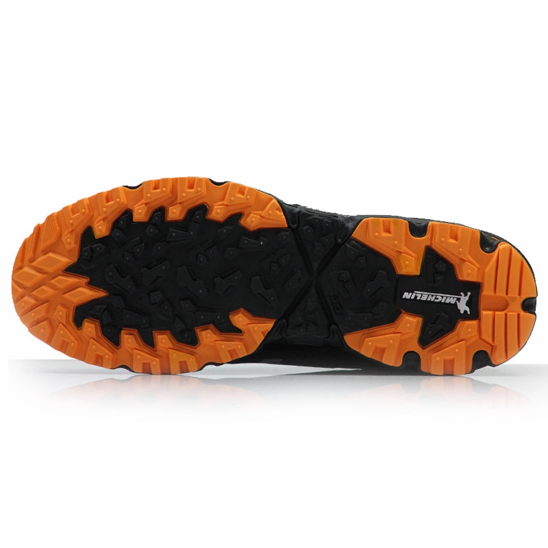 Mizuno Wave Daichi 5 Men's Trail Shoe - Princess Blue/Lunar Rock/Flame Orange Thin Running Shoes