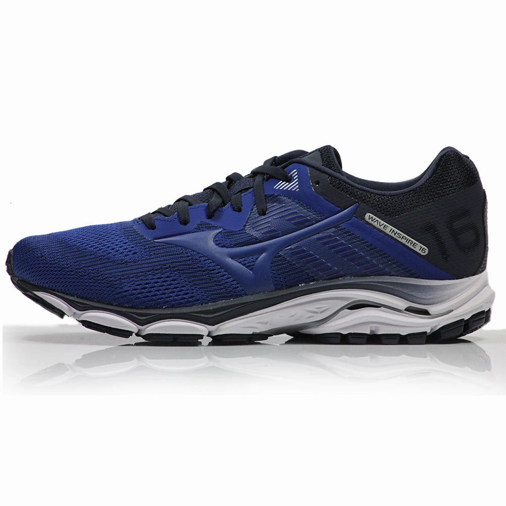 Mizuno Wave Inspire 16 Men's Running Shoe - True Blue/Navy Blazer Recovery Running Shoes