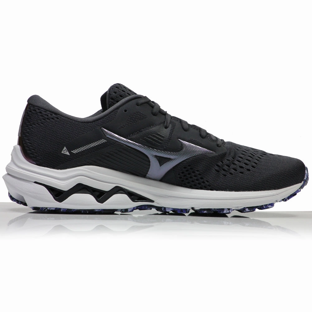 Mizuno Wave Inspire 17 Men's Running Shoe - Blackened Pearl/Violet Blue Wide Fitting Running Shoes