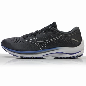 Ultra Running Mizuno Wave Rider 25 Men's Running Shoe -Obsidian/Violet Blue