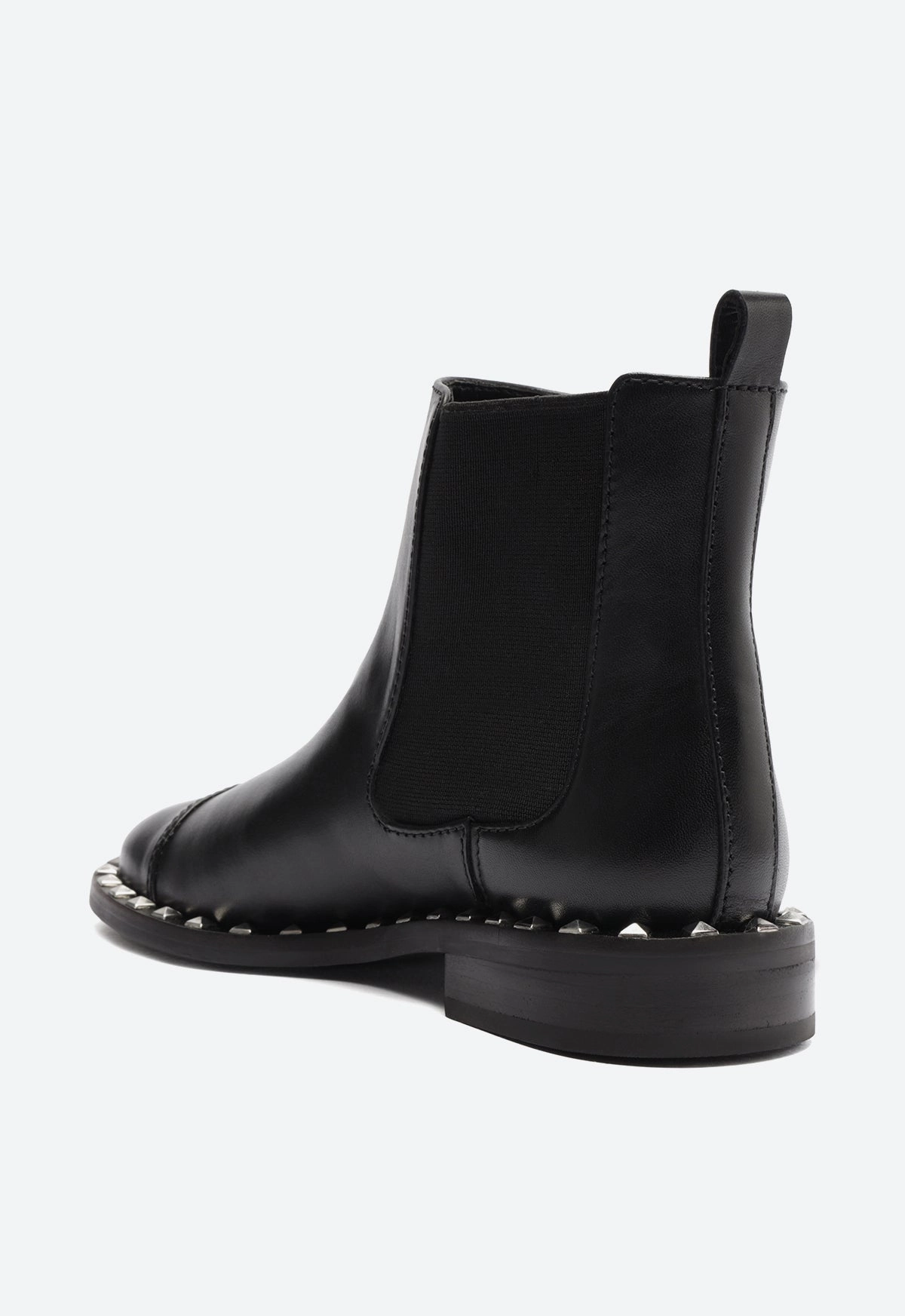 Tanner Leather Bootie Rubber-trimmed Leather Chelsea Boots