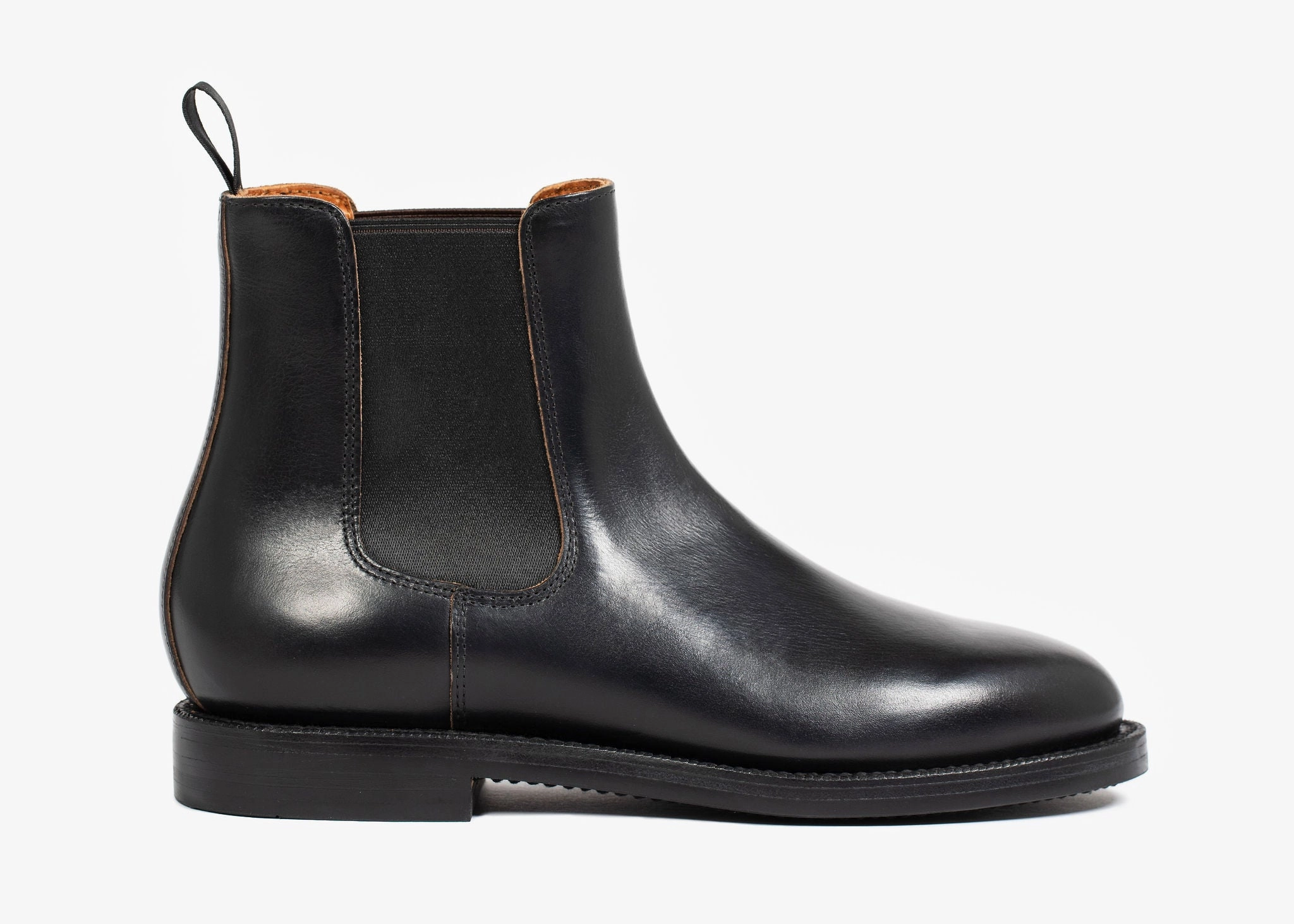 Josephine Chelsea Boot Black Chromexcel Chelsea Lug Sole Boot