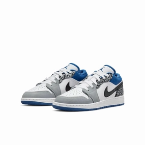 Nike Jordan High Top Shoes Nike Air Jordan 1 Low SE DQ2514-140 Sneaker Kids  White Leather Lifestyle Shoes