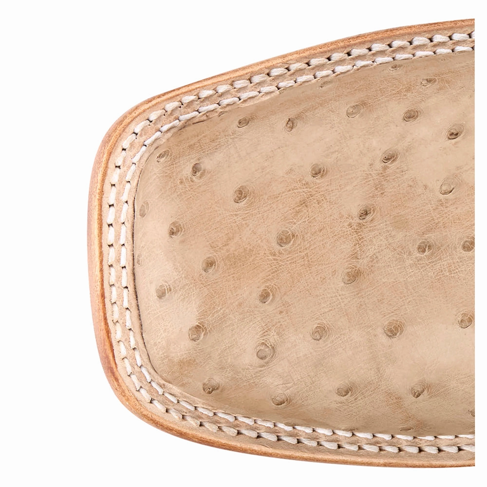 Chisolm 13 Inch Full Quill Ostrich Square Toe Cowboy Boots Dcc Boots