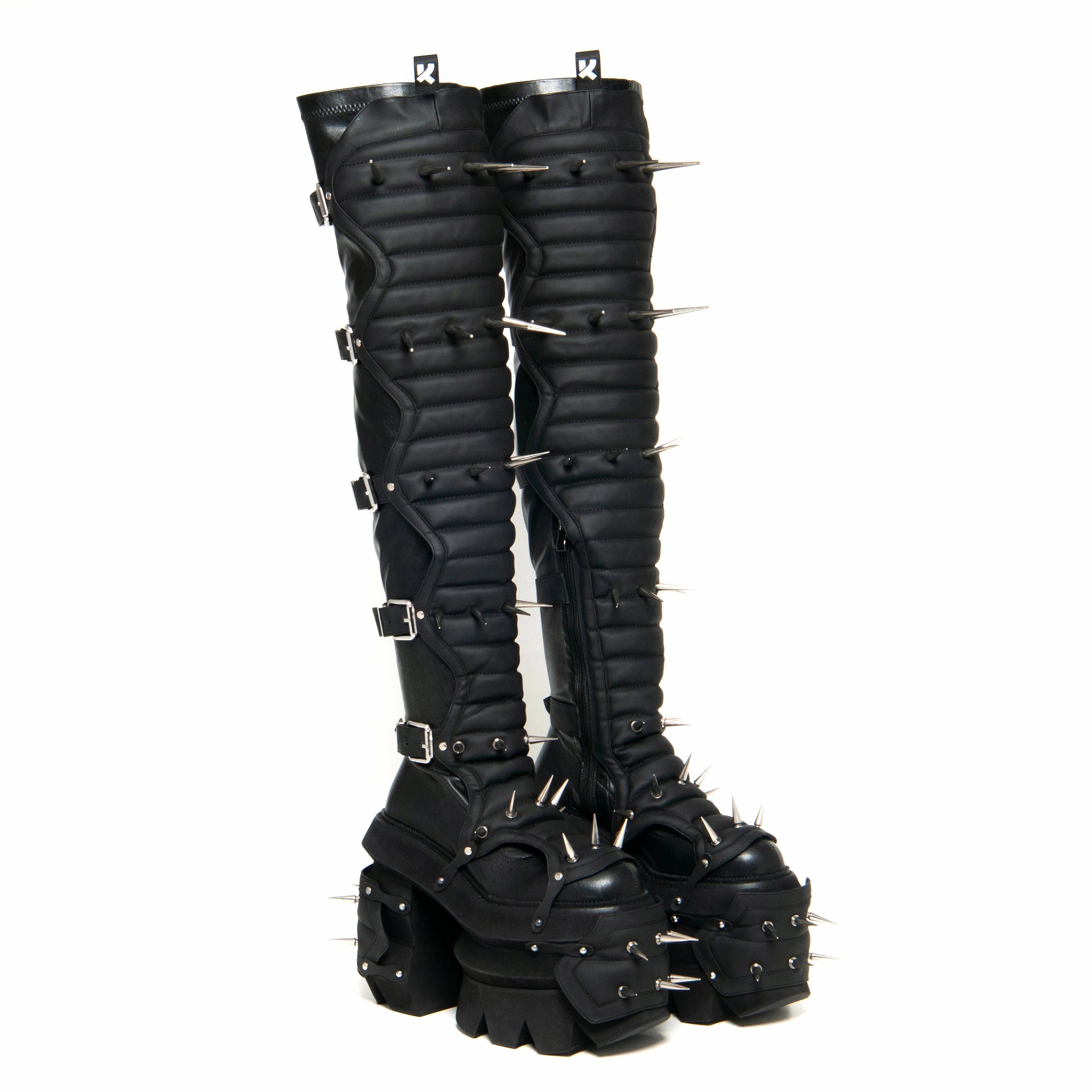 The Joker Subway Scene Boots Knee High Platform Sock Boots