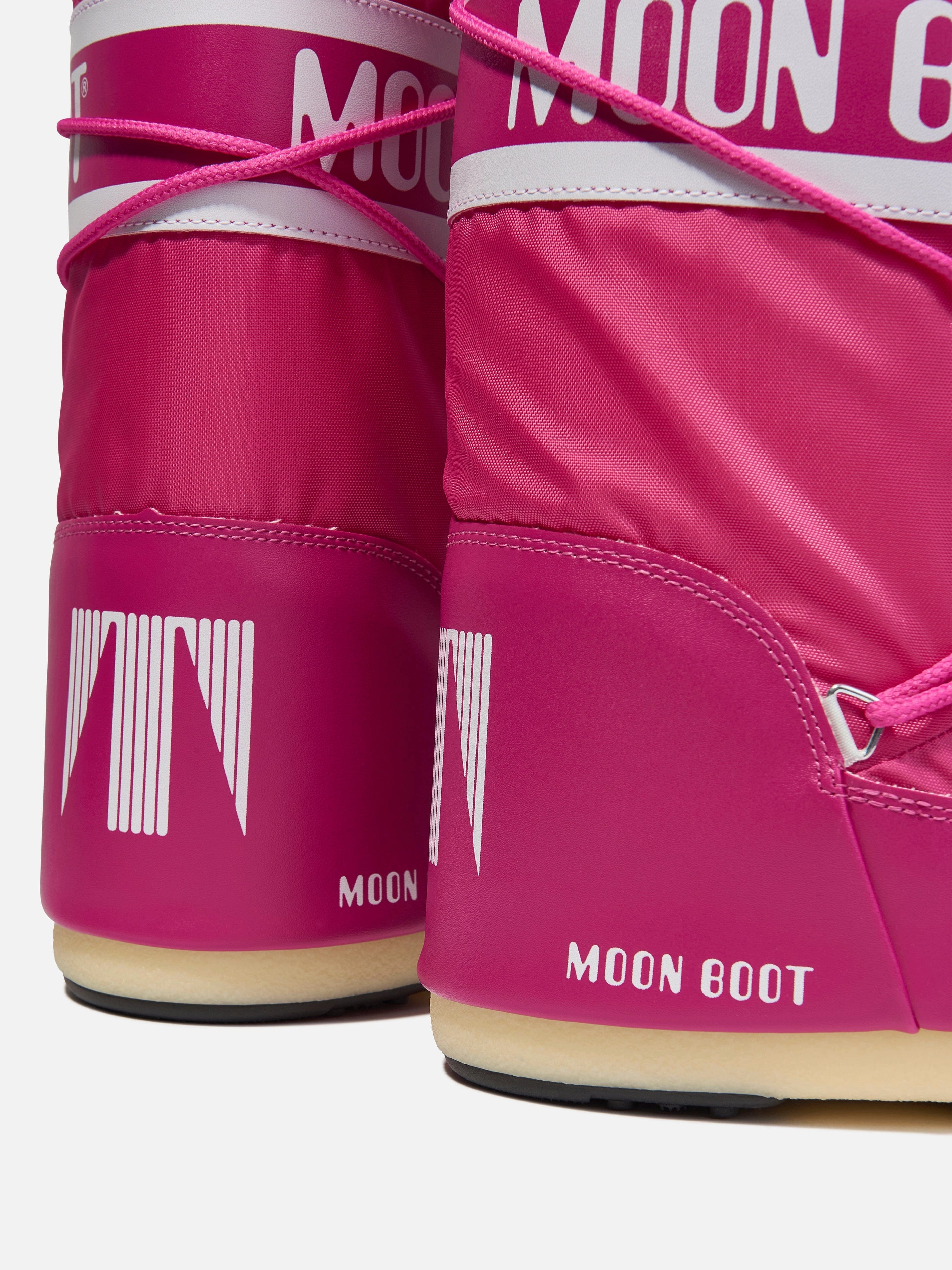 Moon Boot Girls Icon Nylon Snow Boots in Pink Xpeti Snow Boots